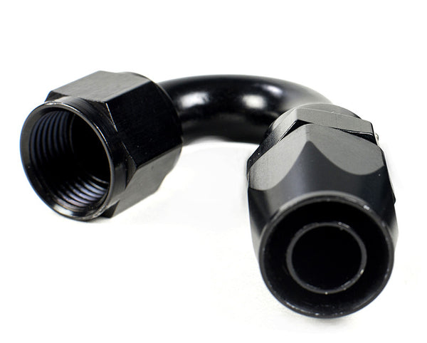 Squirrelly Performance Hose End | -16an | 180 Degree | Black