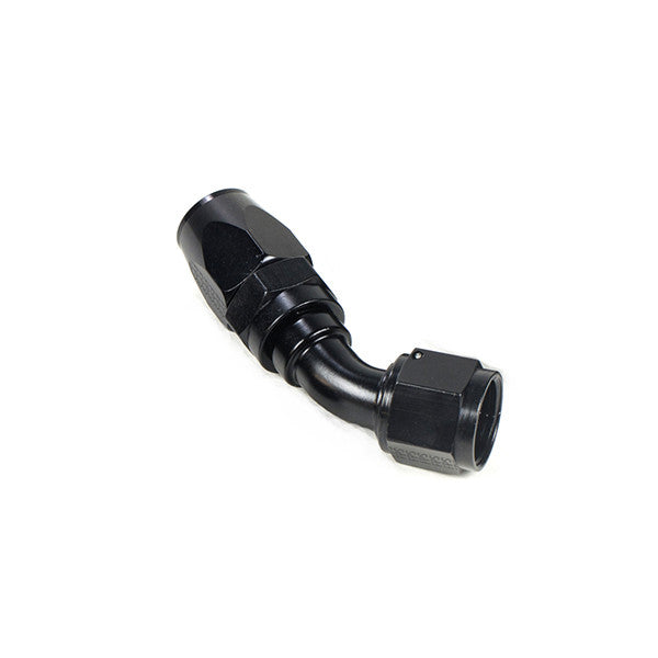 Squirrelly Performance Hose End | -8an | 45 Degree | Black