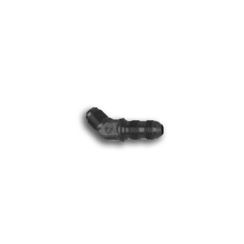 Squirrelly Performance Bulkhead | -16an | 45 Degree | Black