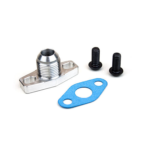 Squirrelly Performance Oil Drain Flange for Garrett GT Series / Male 10an