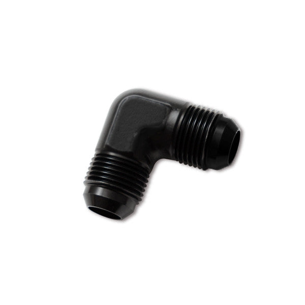 Squirrelly Performance Union Fitting | -4an to -4an | 90 Degree | Black