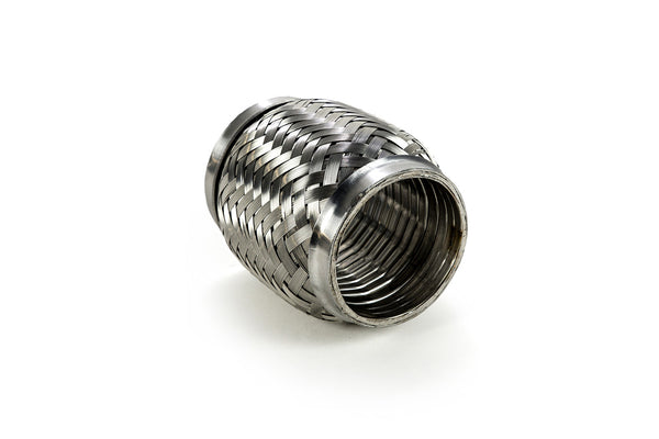 Squirrelly Performance 304 Stainless Straight Interlock Liner Flex Coupler | 3.0" | 4" Length