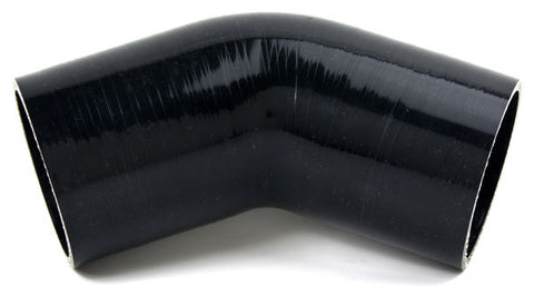 Squirrelly Performance Silicone Coupler | 45 degree | 2" | Black