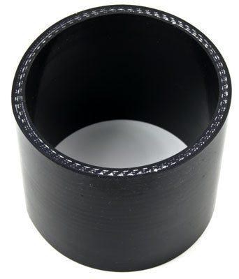Squirrelly Performance Silicone Coupler | Straight | 3" | Black