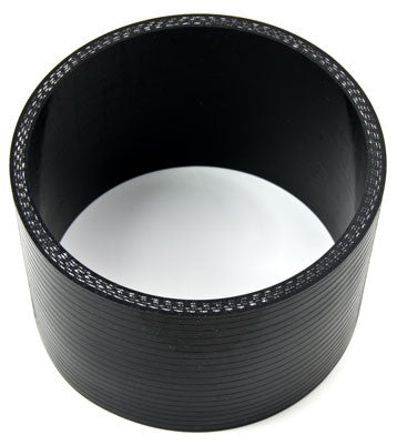 Squirrelly Performance Silicone Coupler | Straight | 4" | Black