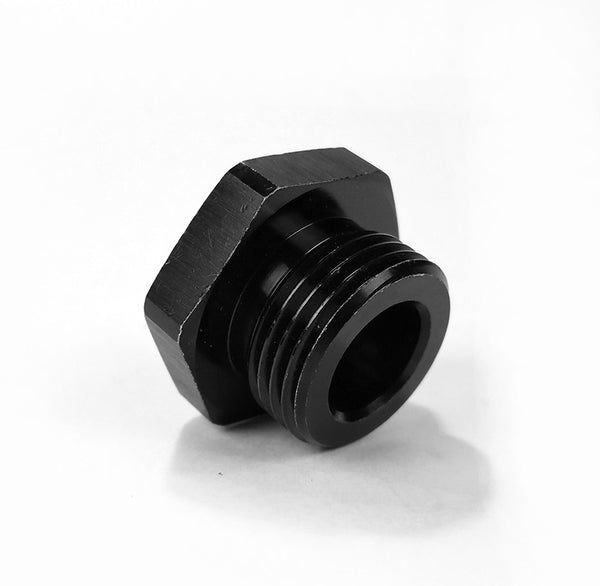 Squirrelly Performance AN Flare Plug - Hex Head | -4an | Black