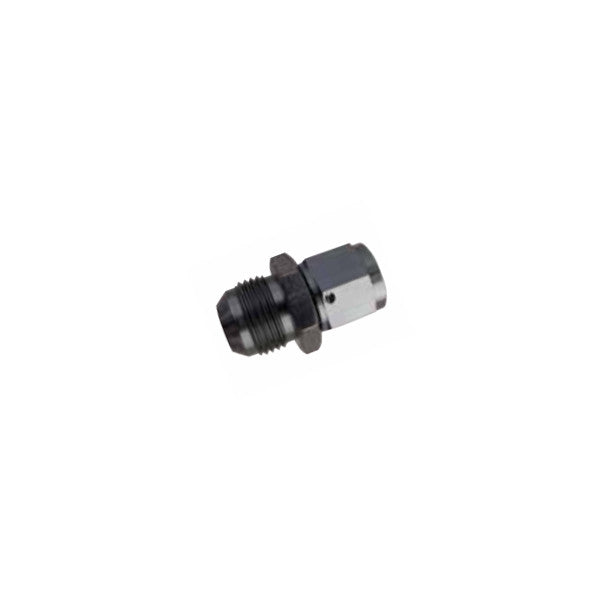 Squirrelly Performance Swivel Reducer Fitting | Female -10an to Male -8an | Black