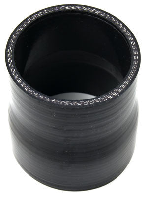 Squirrelly Performance Silicone Reducer Coupler | 2.5" to 1.75" | Black