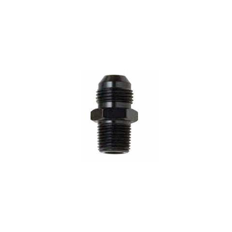 Squirrelly Performance NPT Adapter Fitting | -12an to 1 NPT  | Straight | Black
