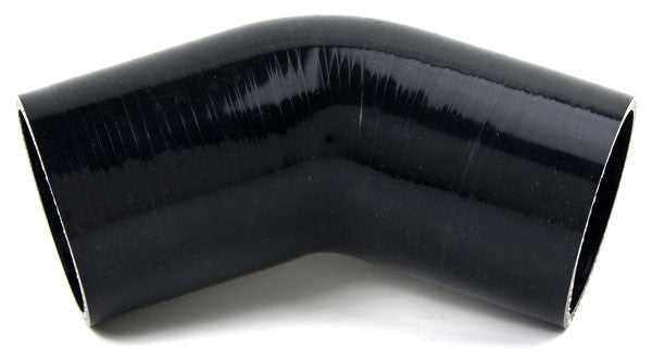 Squirrelly Performance Silicone Coupler | 45 Degree | 2.5" | Black